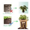 simpleSS 7 Gallon Fabric Pot Vegetable Planting Bag Felt Planter Fabric Pot Flower Pot Cloth Plant Cultivation 35cm X Diameter Plants Grow Healthily