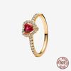 925 Sterling Silver Open Ring Style  Paved Heart Butterfly Flower Colorful Gemstone Ring For Women Daily Wear Jewelry Gift 2026