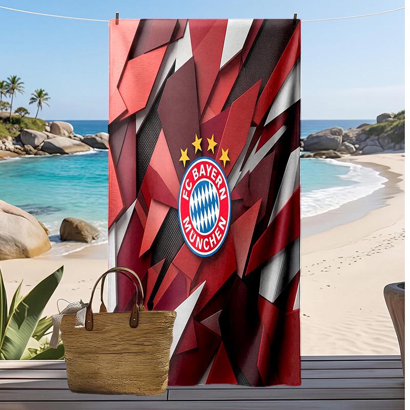 Bayern Munich Printed Beach Towel Quick Dry Soft TowelPortable Large Rectangular Beach Blanket for Travel Swimming Pool