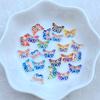 50Pcs New Cute 7*10mm Mini Little Butterfly Series Resin Flatback Ornament Jewelry Making Manicure Hairwear Accessorie