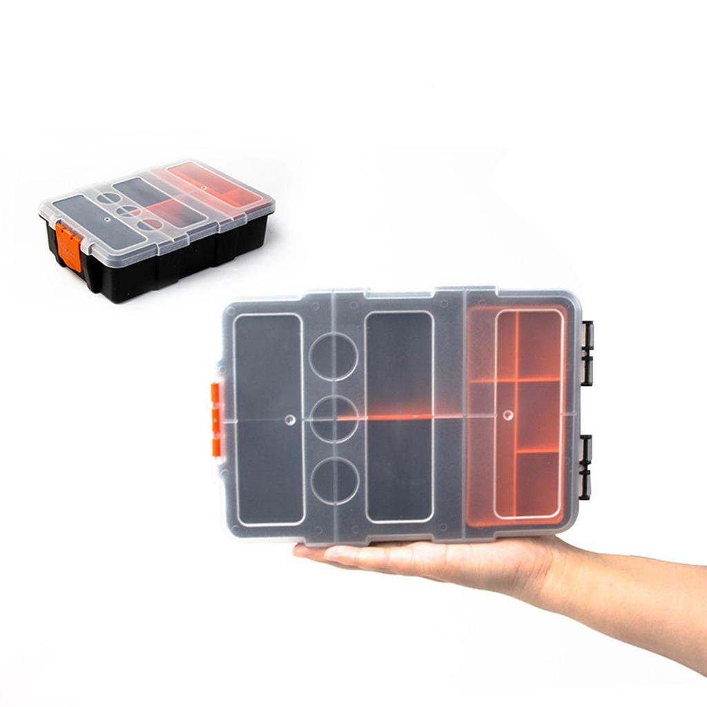 Small Parts Organisers Hardware Storage Box with Lid Hardware Organizers Box Screws Sorting Box for Screws and Nuts