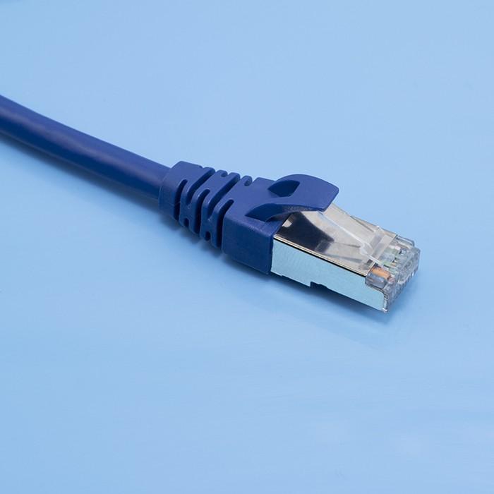 Qoltec Cable Patchcord FTP | CAT6 | 2 x RJ-45 | 1m | High speed | Gold | Shielded