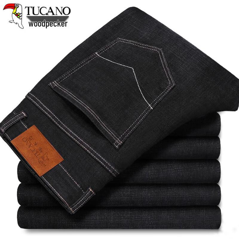 Tucano Men's Business Casual Straight-Leg Jeans