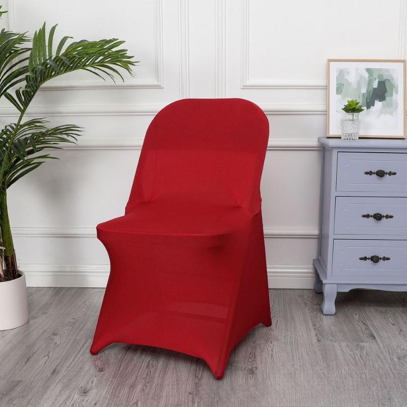 1/2/5 PCS Stretch Spandex Wedding Chair Cover for Weddings Birthdays Parties Events Hotels Banquets