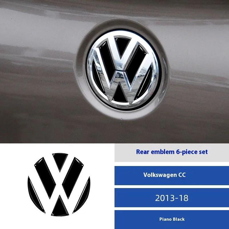 

VW GTI GOLF 2026 Hot For VW VOLKSWAGEN Car Emblem Stickers Suitable for VW Volkswagen CC 2013-2018 Front And Rear Car Emblem Sti
