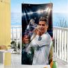 Cristiano Ronaldo Beach Towel Quick-Dry Soft Microfiber Comfortable Lightweight Perfect for Traveling Yoga Camping and Swimming