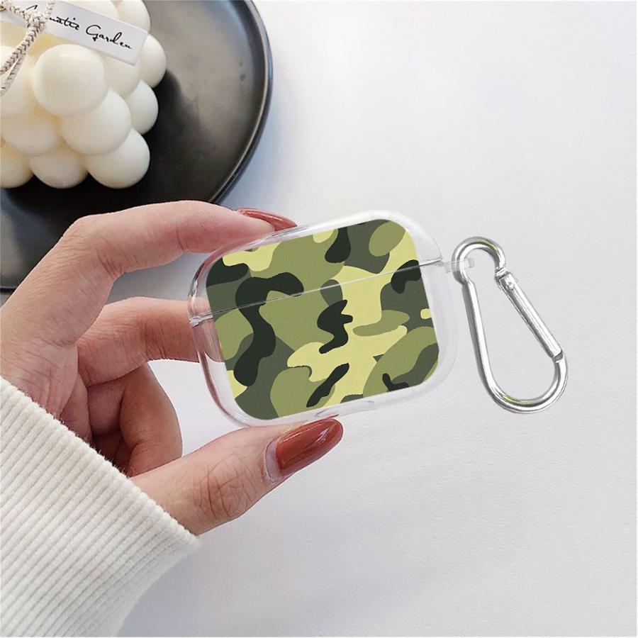 

Camouflage Pattern Clear Earphone Cases Cover Case For Airpods 1 4 Pro3 Pro 2 3 Pro2 Airpods 3