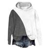 Women's Hooded Long Sleeve Printed Flannel Top Hooded Sweatshirt