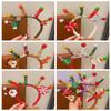 Xmas Santa Claus Hair Hoop Hair Accessories Antler Hair Hoop Cute Christmas Headband  Party
