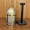 New Sugerloaf Helmet with free wooden stand , Crusader Helmet
