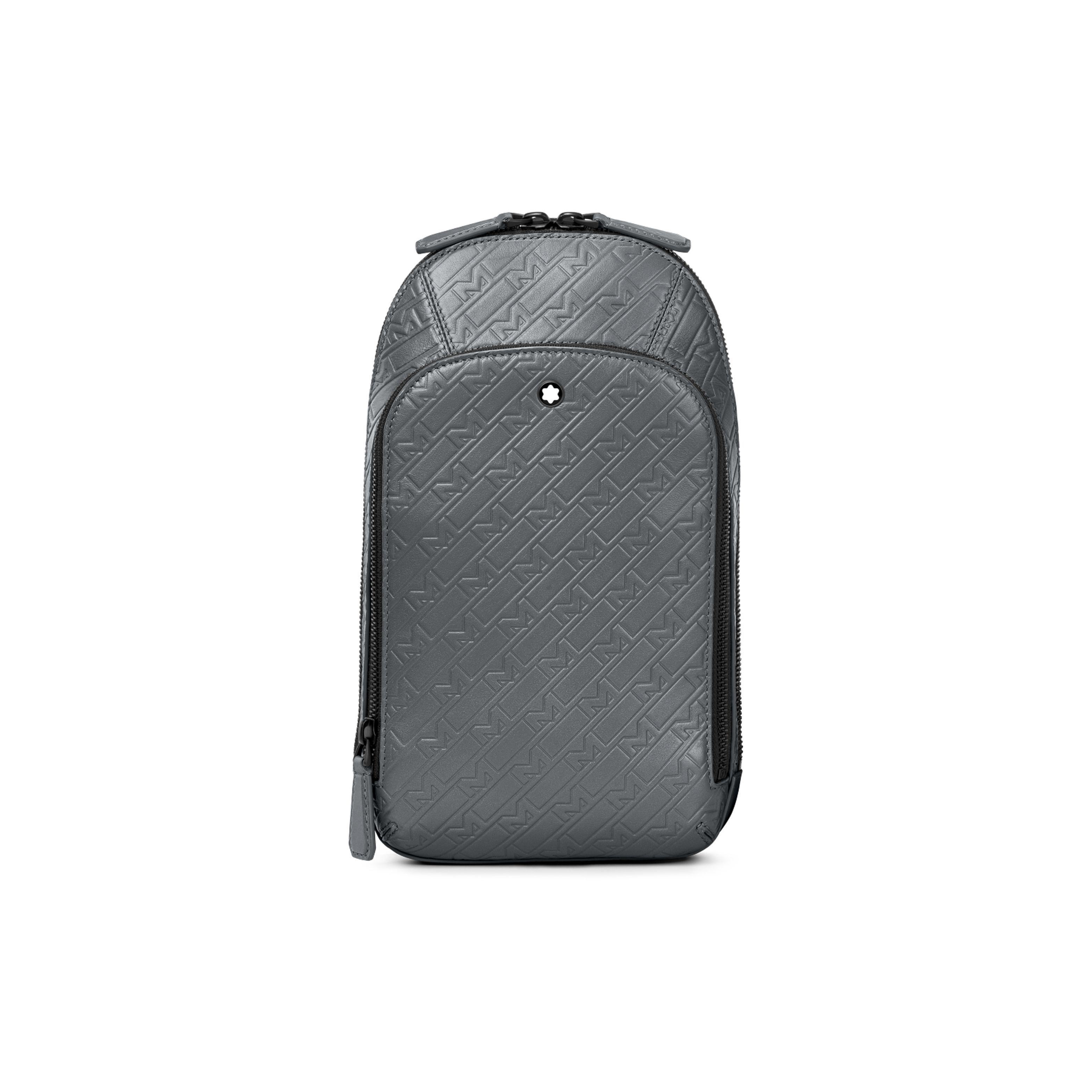 

Montblanc M Gram 4810 Ruthenium Round Ring Hexagonal White Star Brand Logo Full Grain Cowhide Shoulder Crossbody Bag Men Bags Elegant-Gray 131845 Shopping Bag Set(Basic Set+Shopping Bag)