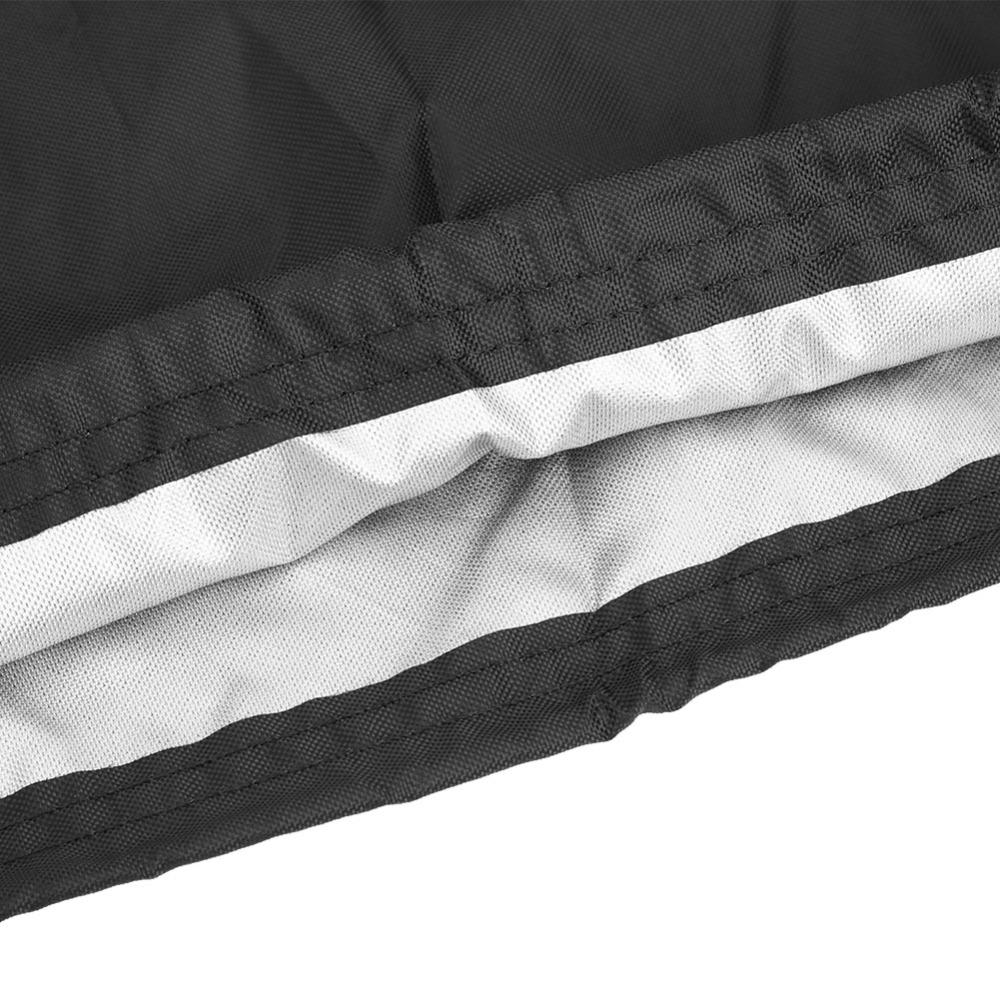 210D Oxford Cloth Heater Cover Dust Proof Cover Black Outdoor Heater Cover  Standup Heater