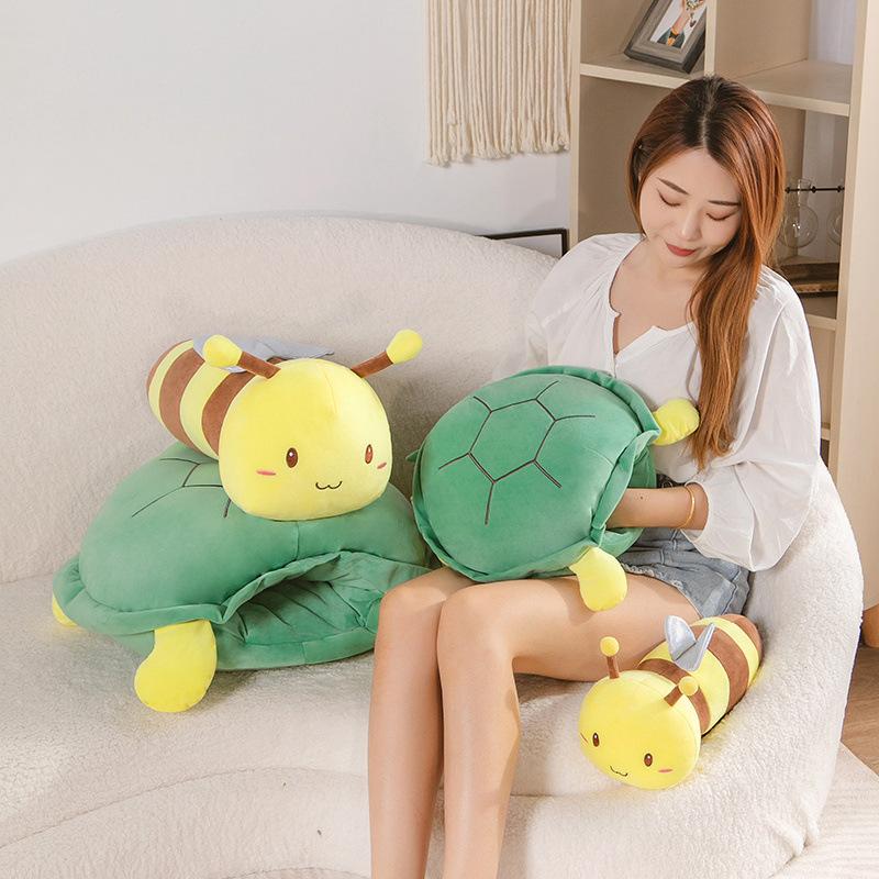 Creative Turtle Honey Doll Doll Best Friend Turtle Plush Toy Spoof Doll Pillow Pendant Birthday Gift for Girls