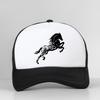 Handsome Horse Unisex Baseball Net Cap Spring Summer Outdoor Adjustable Breathable Sunscreen Hat