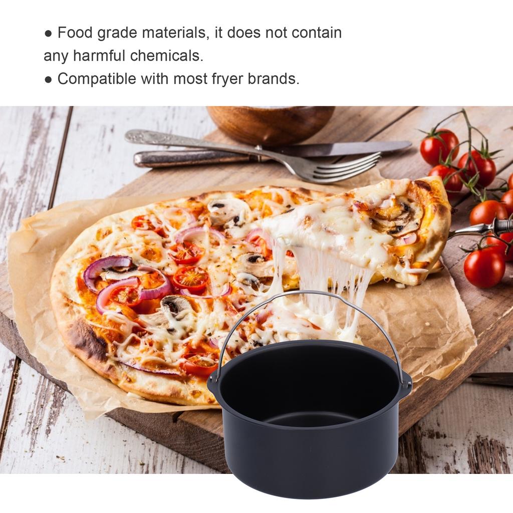 Fryer Accessories Cake Barrel Pizza Pan Household Baking Mold Cake Baking Tray Kitchen Tool