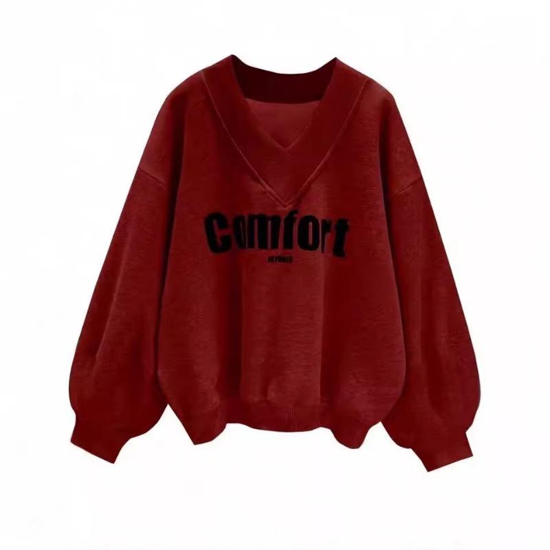 Felpa Casual Larga da Donna per Autunno e Inverno