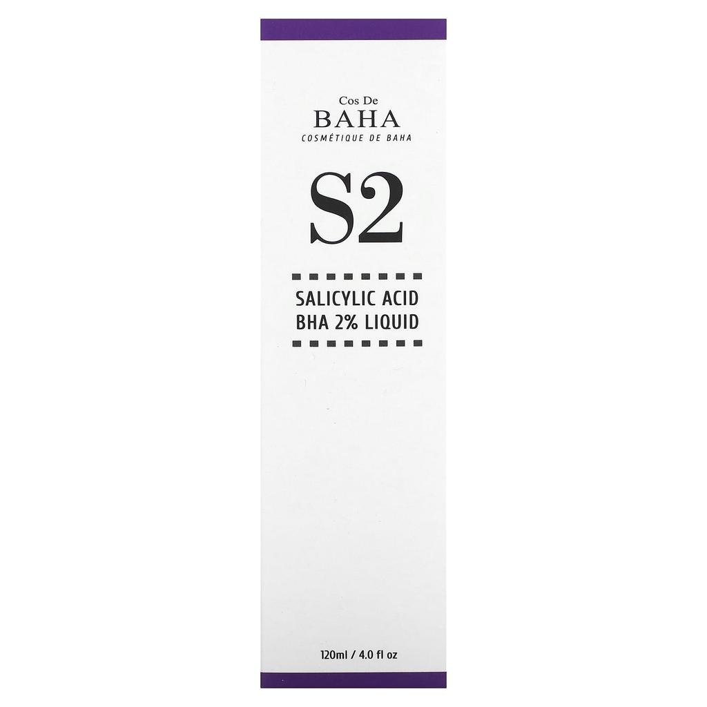 S2, Salicylic Acid Bha 2% Liquid, 120Ml(4Fl Oz)