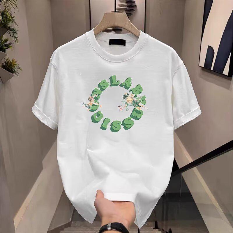 Men s Trendy Pure Cotton Short-Sleeve Round Neck T-Shirt S