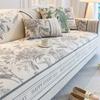 1pc Floral Pattern Sofa Cover Pet-Friendly, Solid Color, 350-400g Fabric, Fits Single, Double, Triple, and Quadruple Seater Sofas, Home Decor