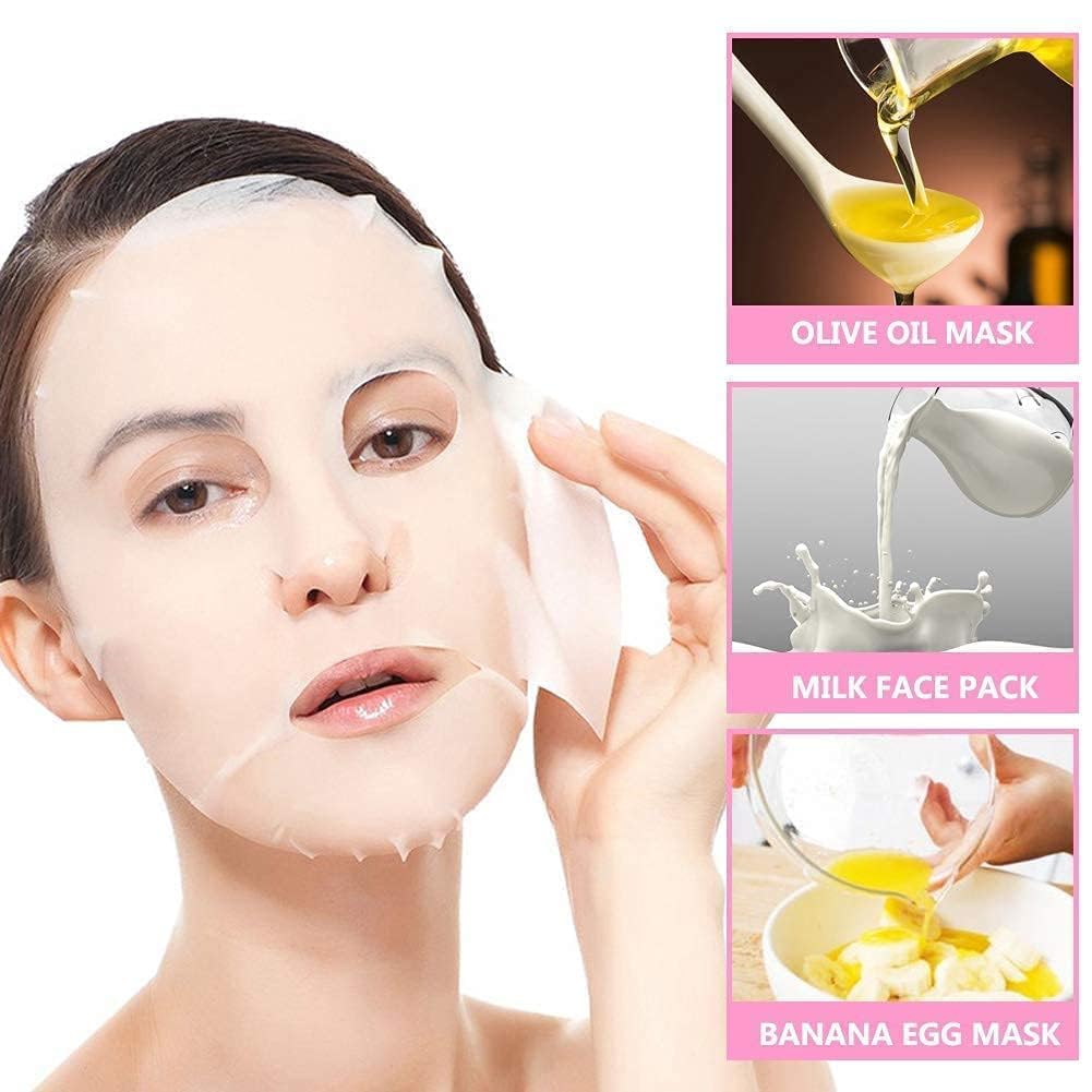 Compressed Facial Mask Tablets Disposable Paper Natural Cotton Skin Care Masks Home Diy Makeup Beauty for Women Girls Cosmetic Facial Paper Sheet