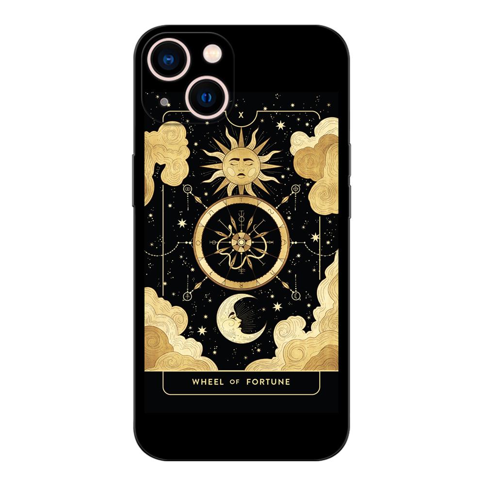 Black Tpu Case For Xiaomi mi 11i 5G Redmi Note 11 11S Pro PLUS 4G 5G Cover The Whimsy of the Moon