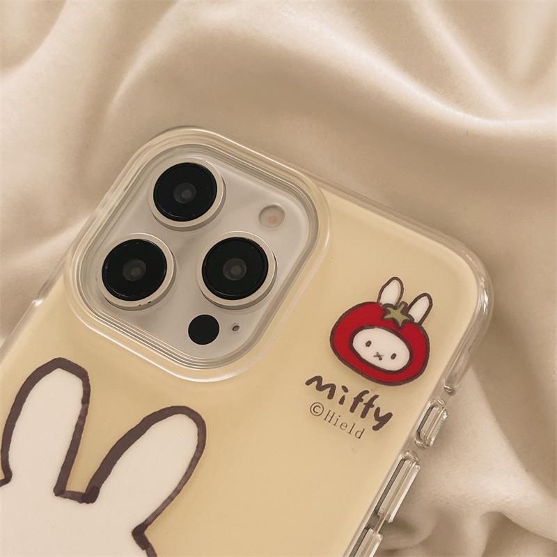 Japanese and Korean Cartoon Strawberry Hanging Decoration Suitable for Apple 16 Mobile Phone Case IPhone 15 Promax14 Mifee Rabbit 13