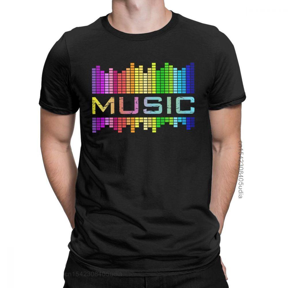 

Heat Transfer Printing Light Up And Down Men Tees Shirt T Shirt Rock Disco Party Clothes Dj Music T-Shirts 5XL різнокольоровий