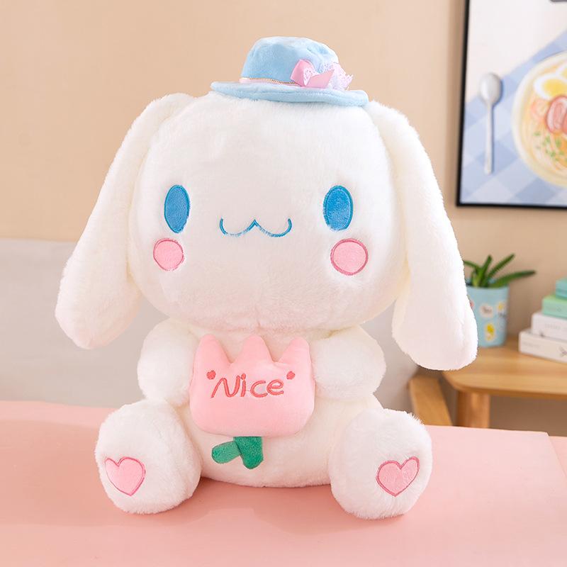 Cute nice dog doll plush toy sleeping pillow large drop-eared dog accompanying doll girl holiday gift