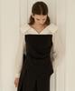 Peullobeu Soft Draping Blouse(Bk)