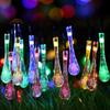 Outdoor Solar Powered 30 LED String Lights Garden Patio Yard  Lights Party Festive Christmas Decoration Valentine's Day Decoration