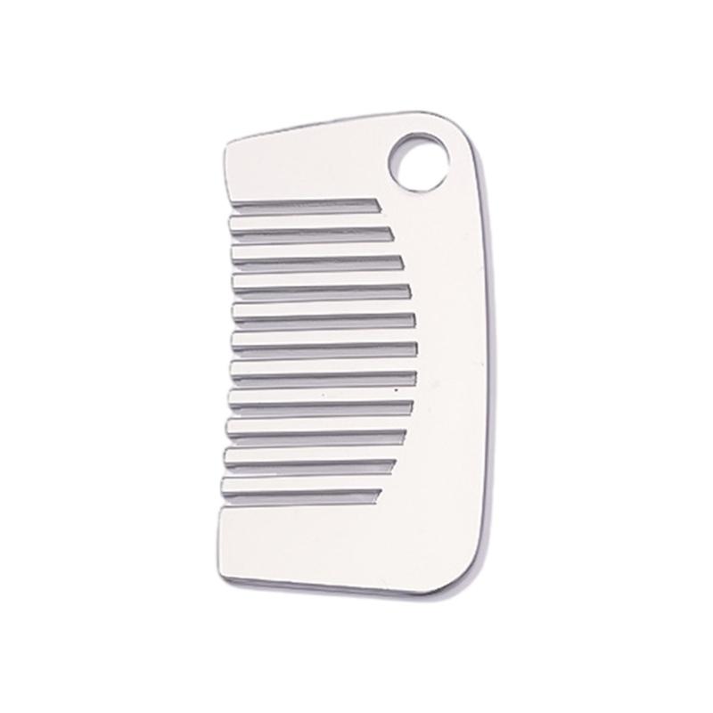 Fashionable Mini Comb Necklace Pendant Portable Hairbrush for Stylish Women Hair Grooming Tool Unique Accessories