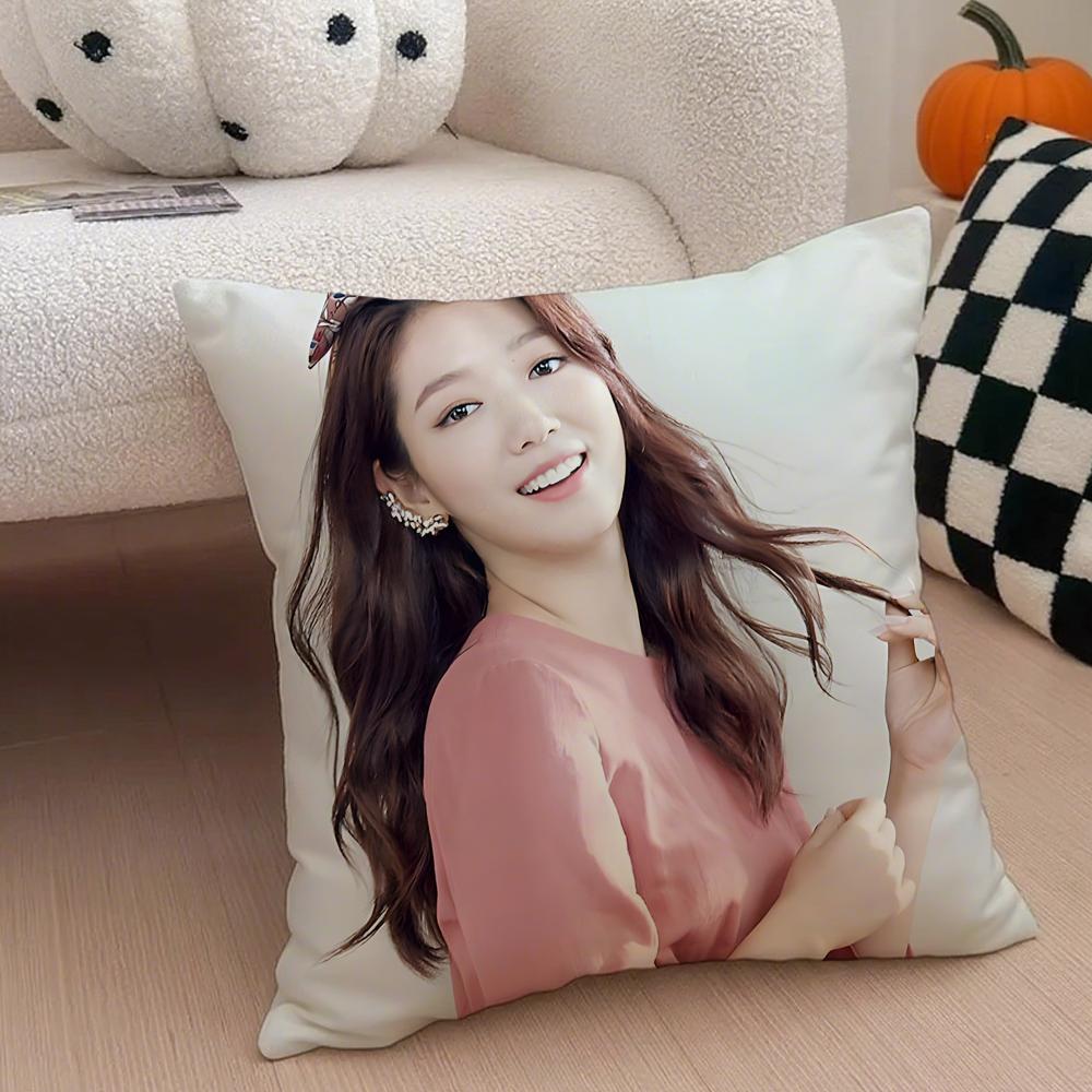 

actor fresh PPark Shin Hye Cushion Cover Throw Pillow Cover Hidden Button Durable Polyester Chair Cushion 30X30cm