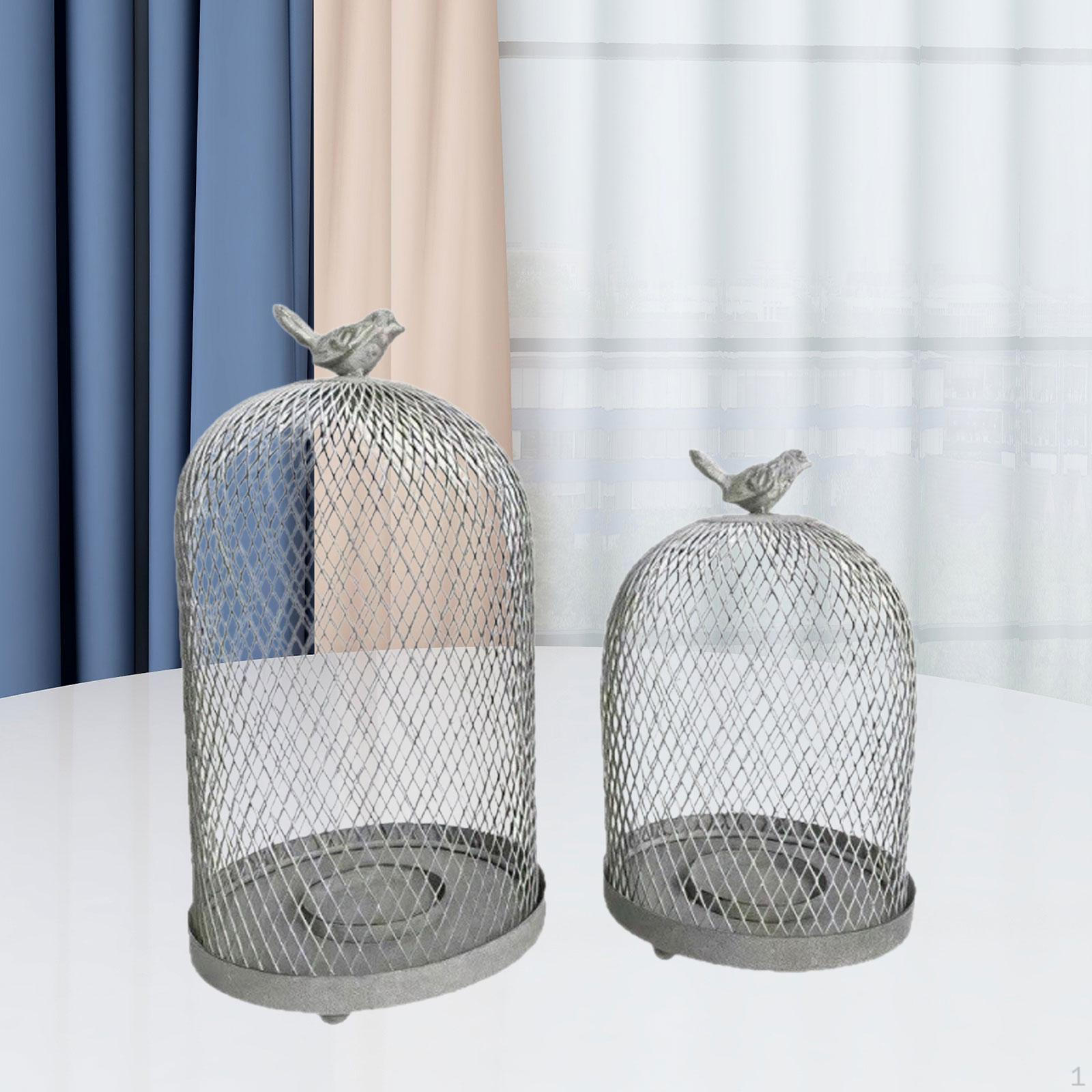 2x Металлический подсвечник Фотореквизит Антикварный для гостиной Новоселье