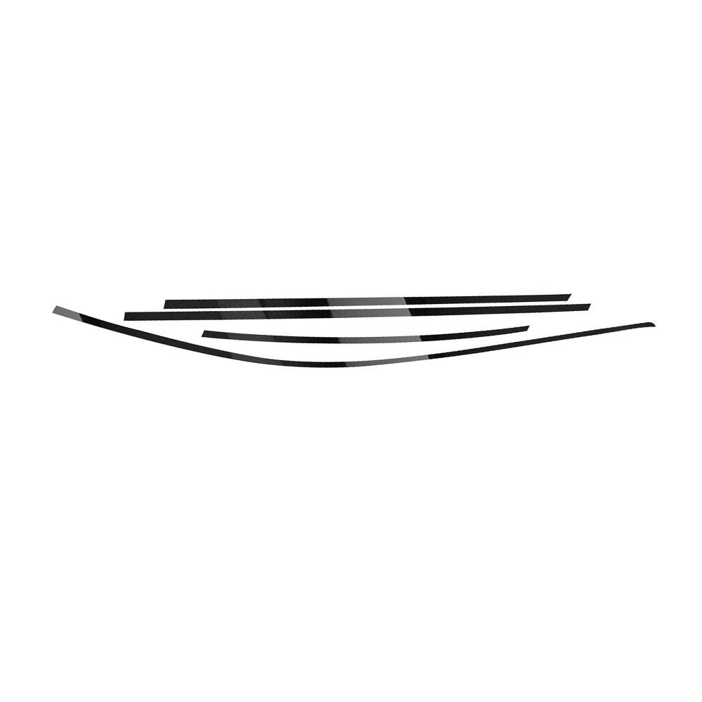 Chrome Delete Blackout Overlay Window Trim For Infiniti Q50 Q50S 2014-2023 Sedan