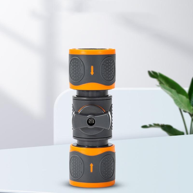 Schwerer Typ ABS-Kunststoff Doppel-Schnellverschluss-Schlauchkupplungen Auslaufsicher Für Außen- und Innenbereich