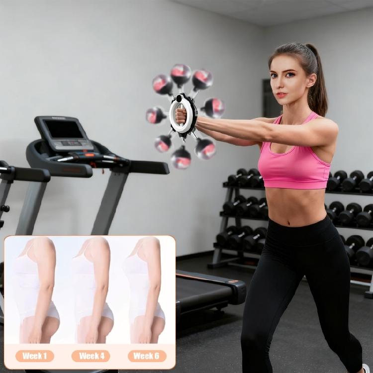 Recyclable Workout Hand Spinner Compacts Light weight Fitness Tool Smarted Lighting for Nighttimes Activity