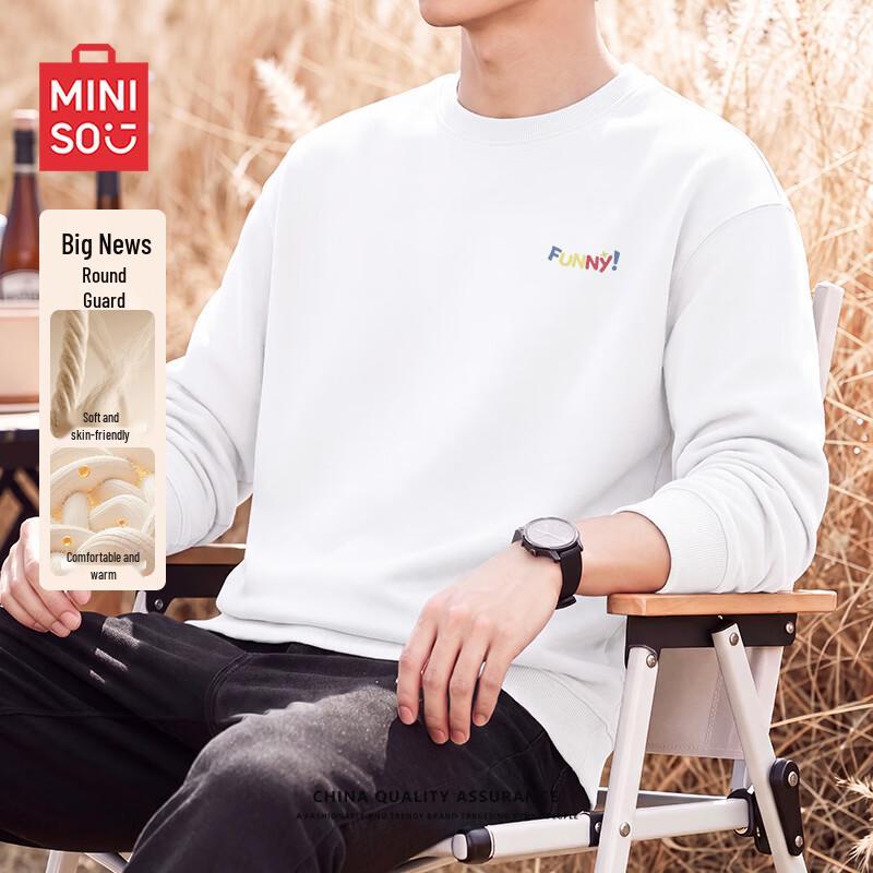 MINISO Men's Casual Crewneck Sweatshirt