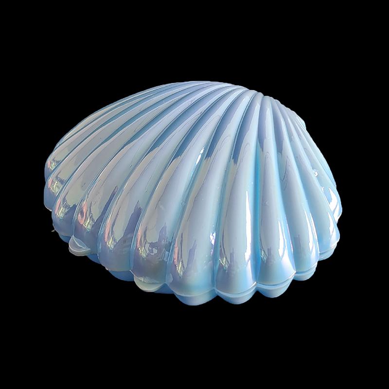 1Pc Nette Shell Kunststoff Candy Box Make-Up Schmuck Lagerung Boxen Hochzeit Geburtstag Baby Dusche Geschenk Box Party Favor Decor