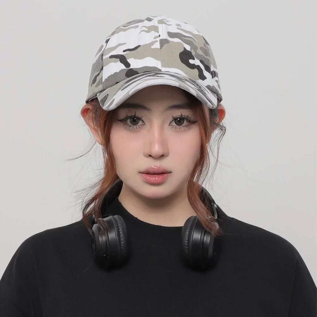 Amerikanische Retro Camouflage Baseballkappe für Herren und Damen Sonnenschutz Outdoor Taktisch Weiches Oberteil Retro Gewaschene Kappe