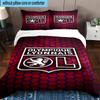 3pcs Lyon Football Crest Printed Bedding Set Duvet Cover Closure Includes 1 Duvet Cover & 2 Pillowcases Bedding Sets Home Decor Gifts