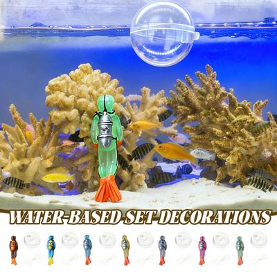 Floating Diver Aquarium Floating Decoration Underwater Scenery Undersea World Small Floating Ball