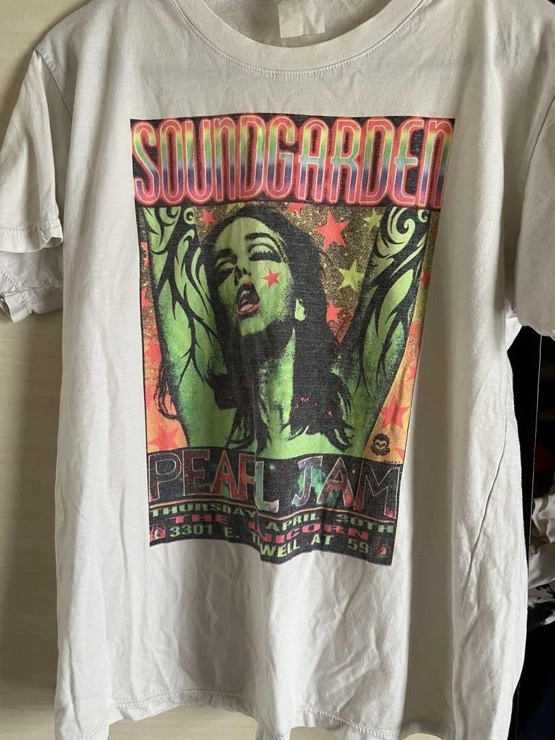 Soundgarden band 90s Retro style Unisex White T shirt Reprint S-5XL M