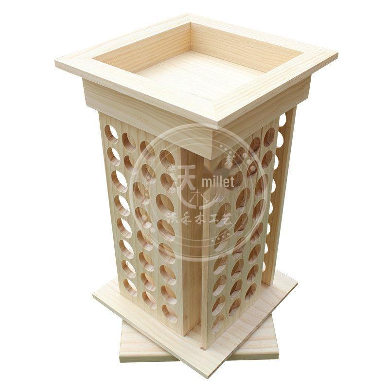 Деревянная коробка для хранения эфирных масел doTERRA - многосекционный домашний сувенирный стенд 104-grid concave rotating display stand 7430₽