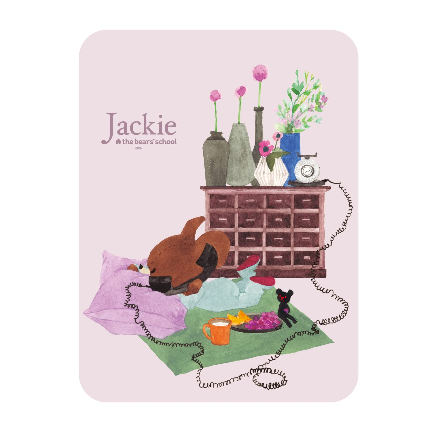 

Gourmandies Bear School Коврик для мыши Телефон KG-273A