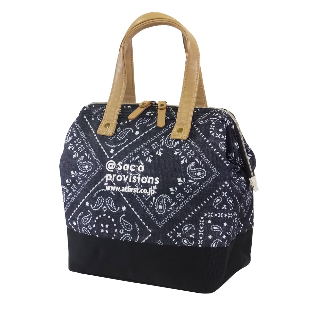 

At First Lunch Insulated and Perfect for Women and Perfect for and Large Insulated Lunch Simple Large AF6233 Bag, Thermal, Cute, Stylish, Men, чёрный