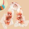 Mode Dam Lång Mjuk Chiffong Blommönster Sjal Wrap Stole Beach Scarf Gift