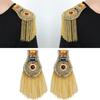 Pin Rivet Shoulder Badges Breastpin Jacket Vintage Brooch Retro Club Tassel Chain Epaulette  Gift