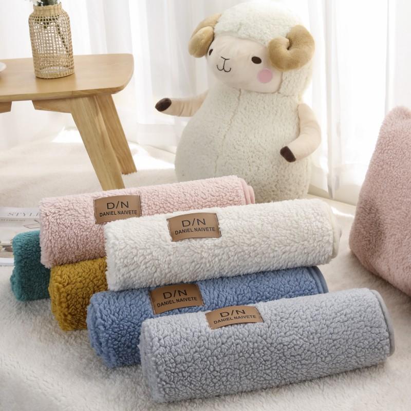 Wool Fleece Sofa Cover Thickened Non-Slip Sofa Cover For Living Room  Winter Warm Plush Cushion Backrest Armrest Cover Cloth