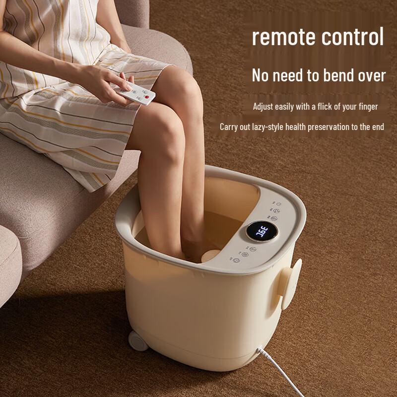 Little Bear Automatic Foot Spa Massager with Heat and Rollers CN Plug (adapter Included)