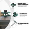 3-Tooth T-tenon Cutter Square Tooth Tenon Cutter, Floor Cutter, Puzzle Cutter, Woodworking Milling Cutter, Engraving Cutter